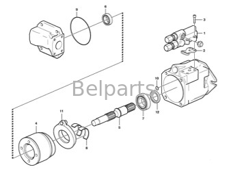 VOE 15043827 Belparts Excavator Electronic Control Valve A35E A40E EW160D L110G MT2000 SD115 For Acculated Dump Truck