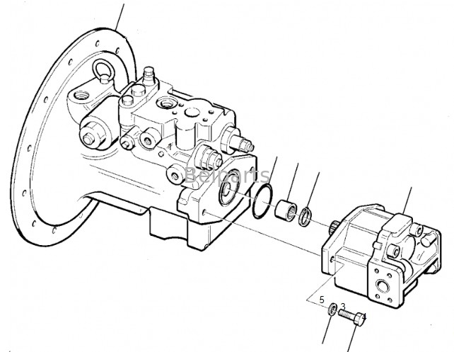 Excavator Hydraulic Pump PC75-1 PC75R-2 Main Pump 708-1W-01310 For Komatsu