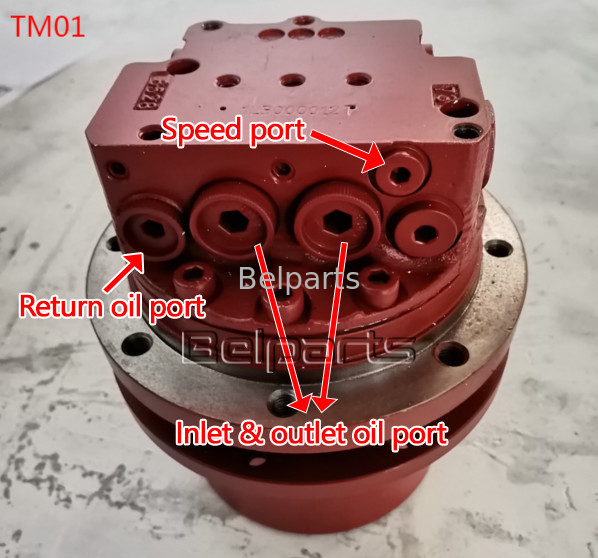 Belparts U15-3 KX41.2 KX41.2V KX36.3 K008 Excavator Hydraulic Motor Kubota15 SK1.5 For TM01