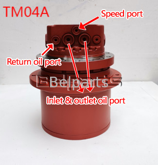 Belparts Final Drive PC40-6 PC30 PC35 PC40-7 Komatsu Excavator Hydraulic Motor For TM04A