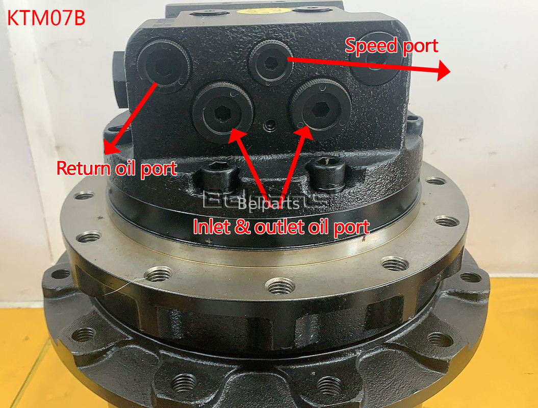 Belparts Travel Motor Assy TM07B R60 DH55 R55-9 31M8-40010 For Excavator Parts