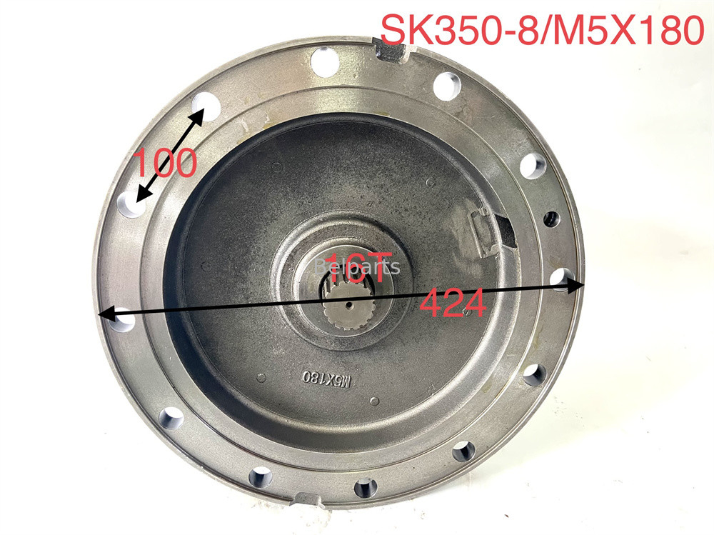 Hydraulic Swing Motor M5X180 SK350-8 CX370 For Mini Excavator Parts