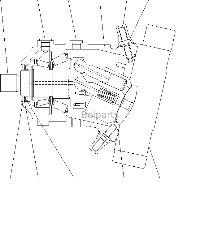 Komatsu Excavator Travel Motor 416-18-31701 WA150-5 Final Drive WHEEL LOADERS Aftermarket