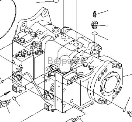 Main Hydraulic Pump For KOMATSU PC1100-6 PC1100LC-6 PC1100SP-6 Excavator Parts 708-2L-00532 708-2L-00531 708-2L-00522 708-2L-00521 708-2H-00322 708-2H-00321 Piston Pump