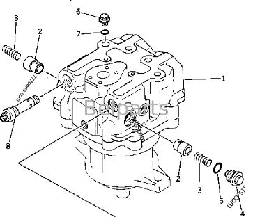 Hydraulic Swing Motor For PC1000-1 PC1000LC-1 PC1000SE-1 PC1000SP-1 Komatsu Excavator Part 706-77-01131 706-77-01130 Slew Motor Device