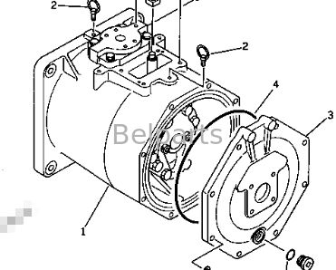 Hydraulic Pump For PC650-1 KOMATSU Excavator Parts 706-47-20002 706-47-20001 706-47-20102 706-46-21301 706-46-21401 Main Piston Pump