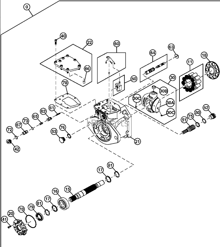 Main Hydraulic Pump for John Deere 75D 85D 85G Excavator Digger Spare Parts 4706895 9308692 4663831 K7SP36 K7V28 Original Axial Piston Pump Attachment