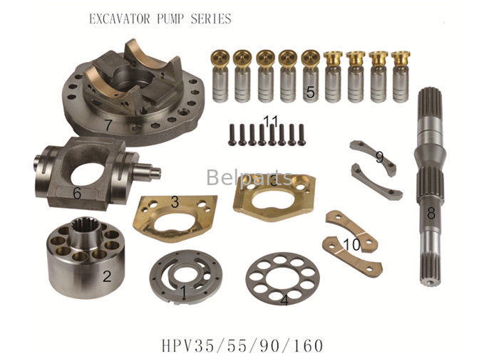 705-56-24080 Excavator Spare Parts HPV35/55/90/160 Hydraulic Motor Repair Parts
