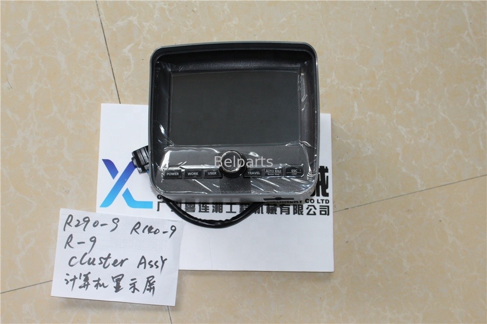 Excavator Controller R520-9S R290LC-9 CLUSTER ASSY  R140w-9 R200w-9 Display Panel 21Q6-30102 21Q6-40300