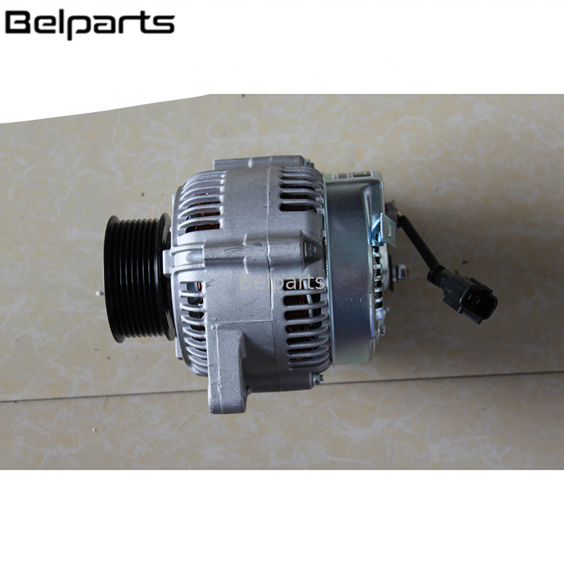 Belparts Excavator Alternator PC200-7 PC200-8 PC200-6 Generator 600-861-3420 600-821-6130 101211-7960 Engine 6D107