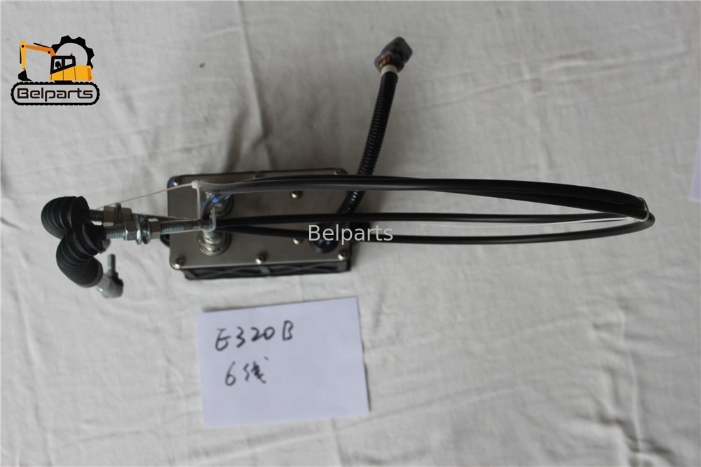 E320B E312B Excavator Electric Parts Accelerator 47-5231 119-0633 Throttle Motor With 6 Pins Plug For 320B 312B