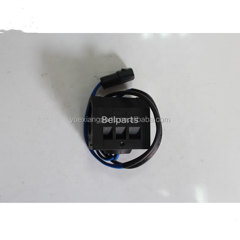 Belparts Excavator Electric Parts Magnet Coil 24V Electromagnetic Coil DH Solenoid Coil For Digger VDL24 DX470 DH220-5