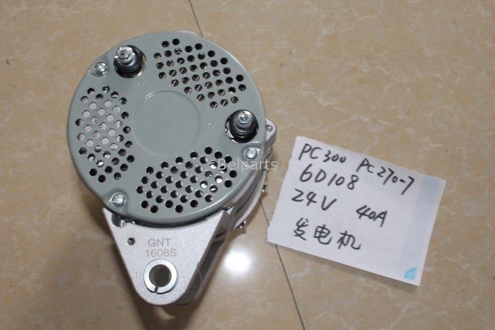 Belparts Excavator Parts PC300-6 PC270-7 PC300-5 PC300-7 Engine Alternator 6D108 600-821-6160 0-33000-6511 Generator