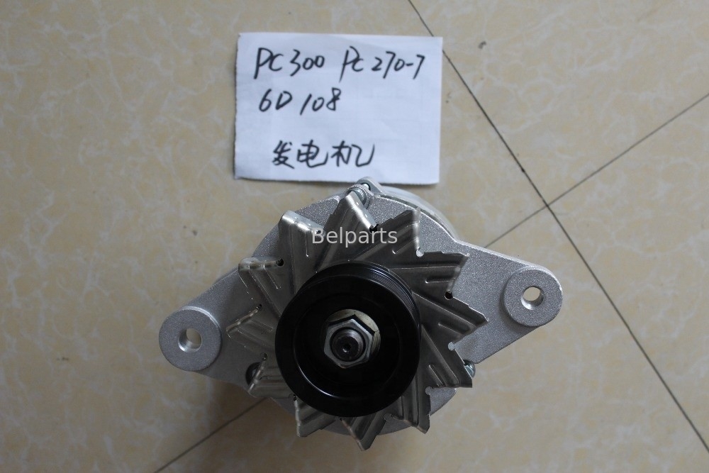 Belparts Excavator Parts PC300-6 PC270-7 PC300-5 PC300-7 Engine Alternator 6D108 600-821-6160 0-33000-6511 Generator