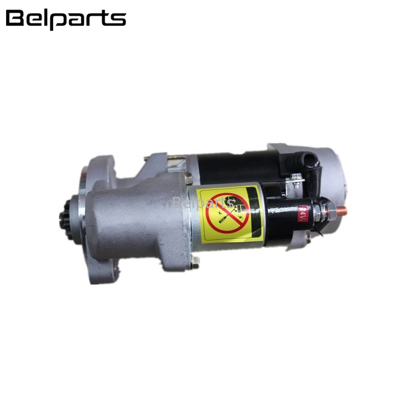 Belparts Excavator Spare Parts SK200-8 SK330-8 Engine J08C J05C J05E VH281002894A VH28100E0080 24V Starter Motor