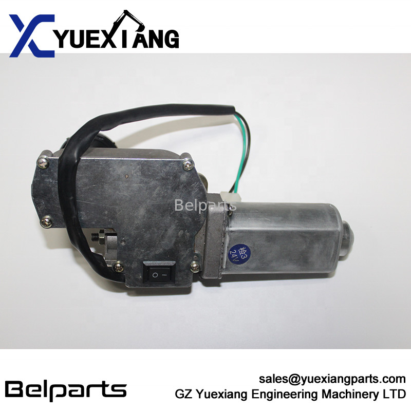 Excavator Electric Part Windscreen 24V Rain Assembly Wiper Motor For SH120-3 SH100-3 SH200-3 SH200A3 SH200