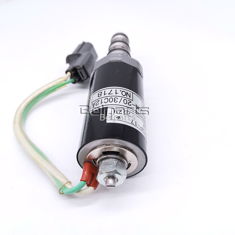 Small Hydraulic Excavator Parts SK200-5 12A-101 12A-111 G24D12 G24Y12 Main Pump Solenoid Valve