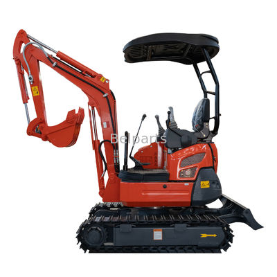 XN16 Mini Wheeled Excavator 1.6 Tons hydraulic backhoe